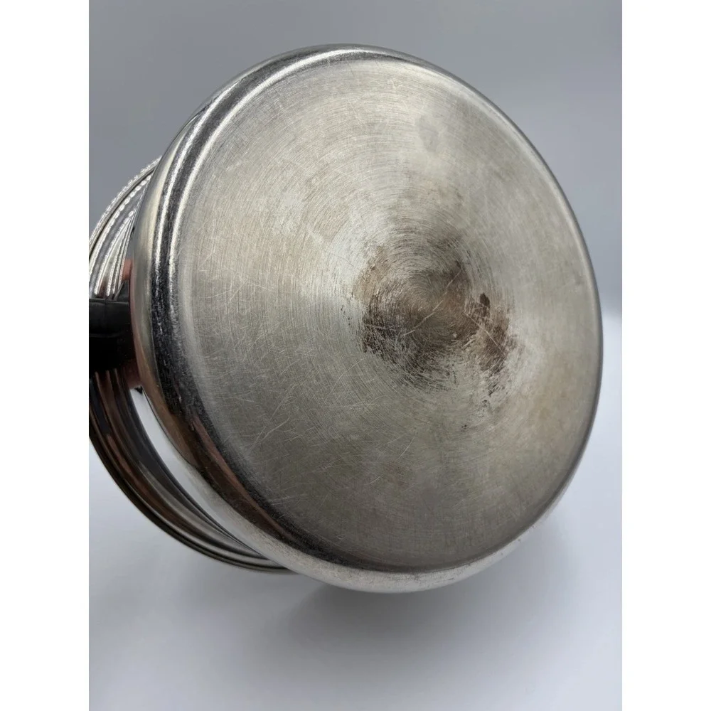 Vintage Thermo-Core Thermium Multi-Plex Stainless Steel Dutch Oven W/ Lid